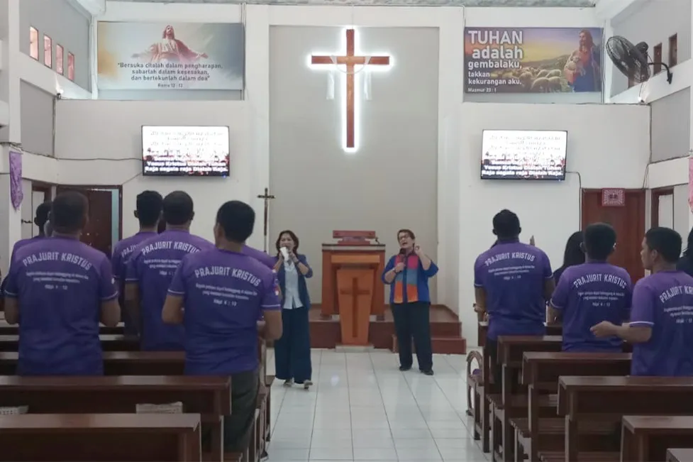 Ibadah WBP Nasrani, Lapas Cibinong Wujud Pembinaan spiritual dan pemulihan mental yang berkelanjutan
