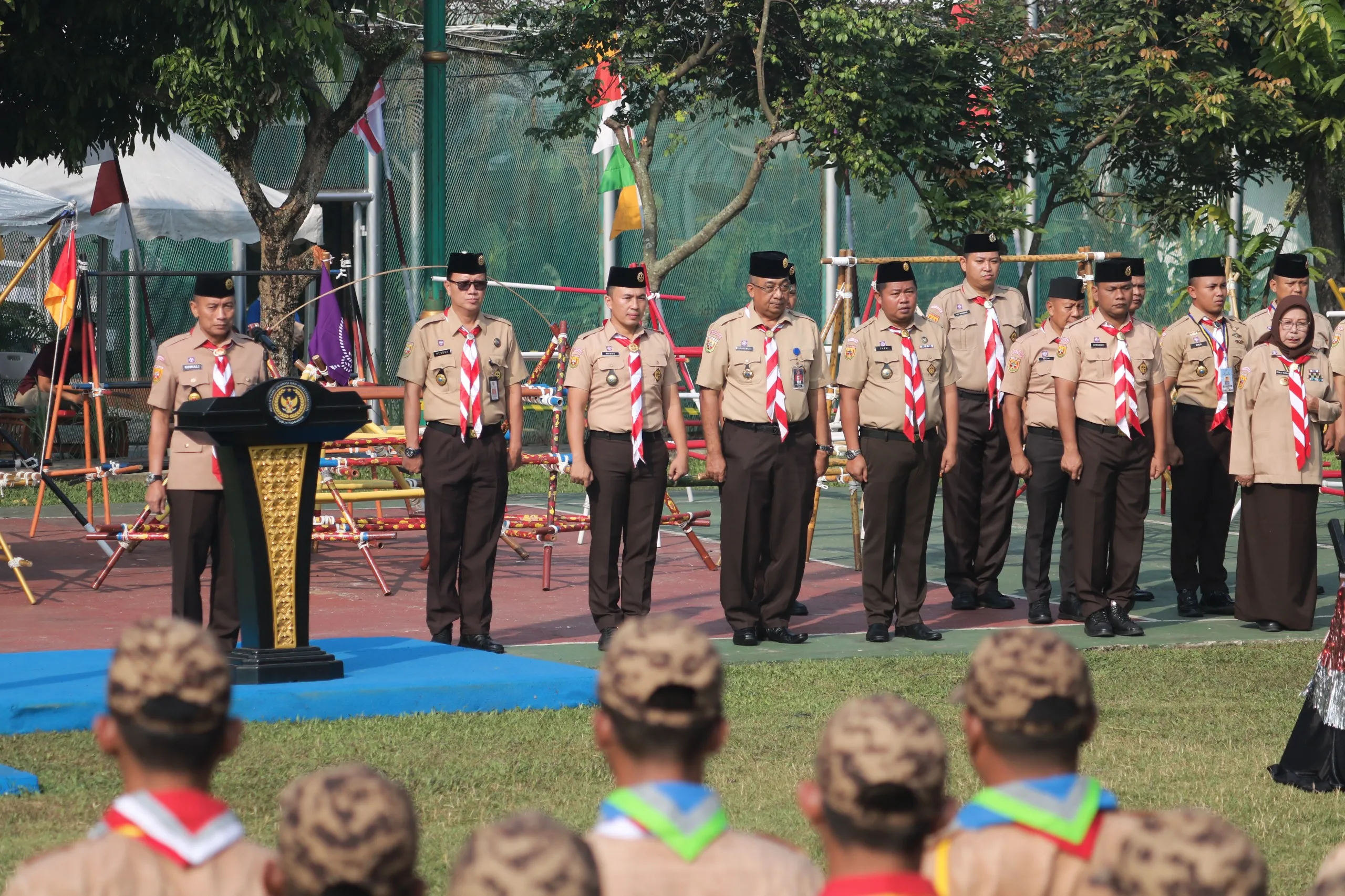 Meraih Juara Umum, Lapas Cibinong Tutup Perkemahan