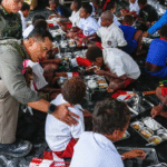 Komando Gabungan Wilayah Pertahanan (Kogabwilhan) III menyelenggarakan kegiatan bakti sosial (baksos) di Desa Batas Batu, Distrik Krepkuri, Kabupaten Nduga, Papua Pegunungan.