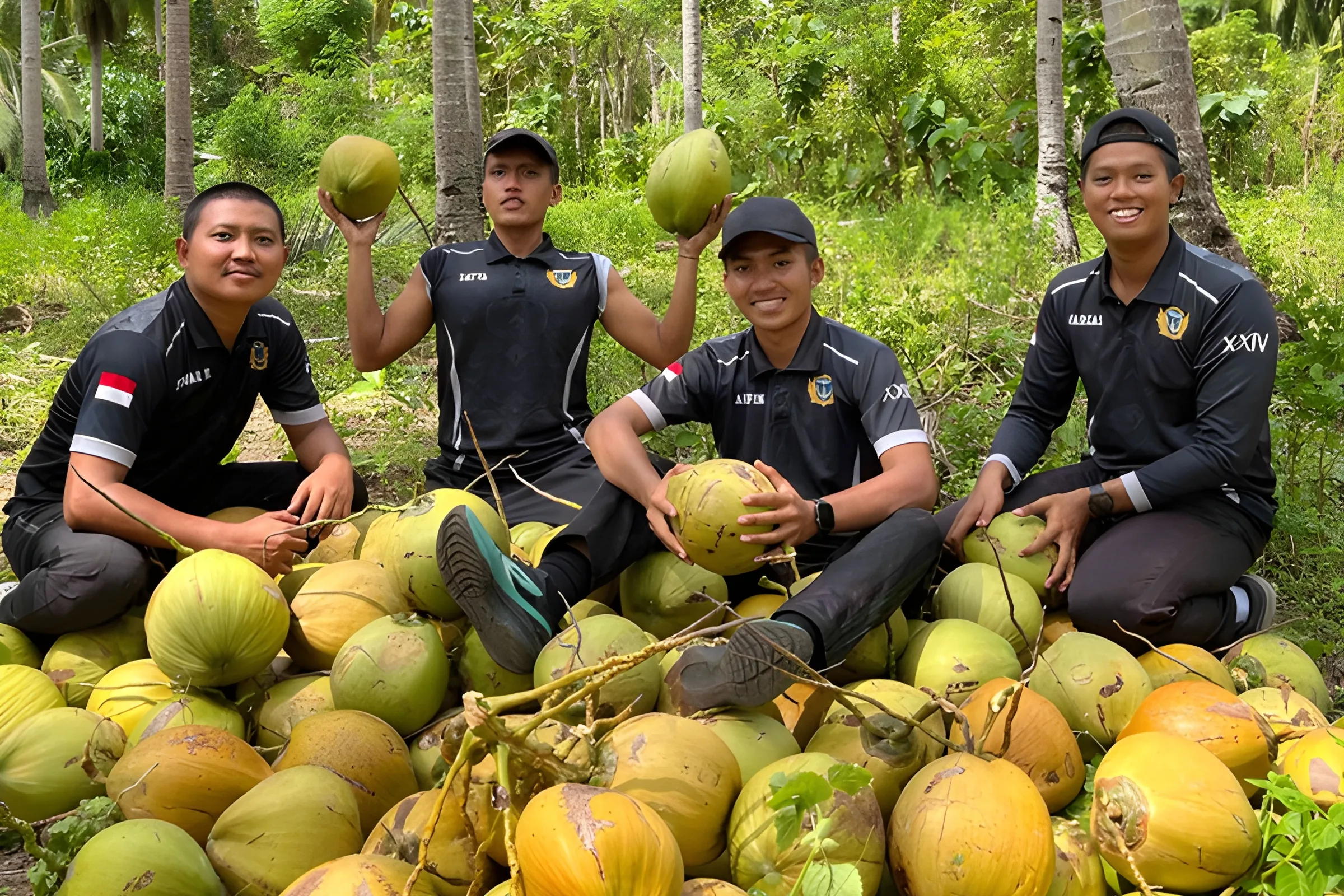 Lapas Arjasa sukses menggelar panen kelapa sebagai pemanfaatan sumber daya alam yang di kelola mandiri dan berkelanjutan. (Dok. Istimewa)