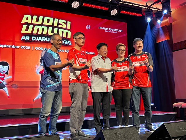 Bakti Olahraga Djarum Foundation dan PB Djarum akan menggelar Audisi Umum PB Djarum 2025 pada 8-12 September mendatang di GOR Djarum Jati, Kudus, Jawa Tengah.