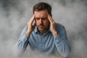 Meski bukan istilah medis resmi, brain fog bukan sekadar kelelahan biasa. Para ahli menyebutnya sebagai gejala gangguan kognitif ringan. (Ilustrasi Brain Fog)