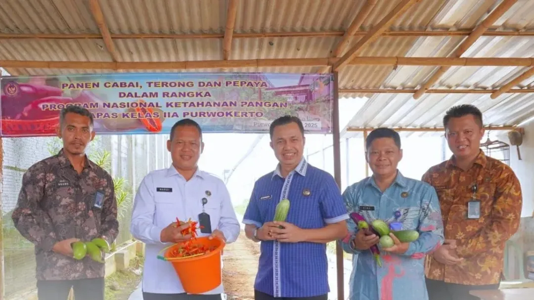 Kakanwil Jateng Apresiasi Panen dan Baksos Lapas Purwokerto