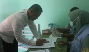 LPKA Kendari Gandeng BNNP Sultra Gelar Tes Urine