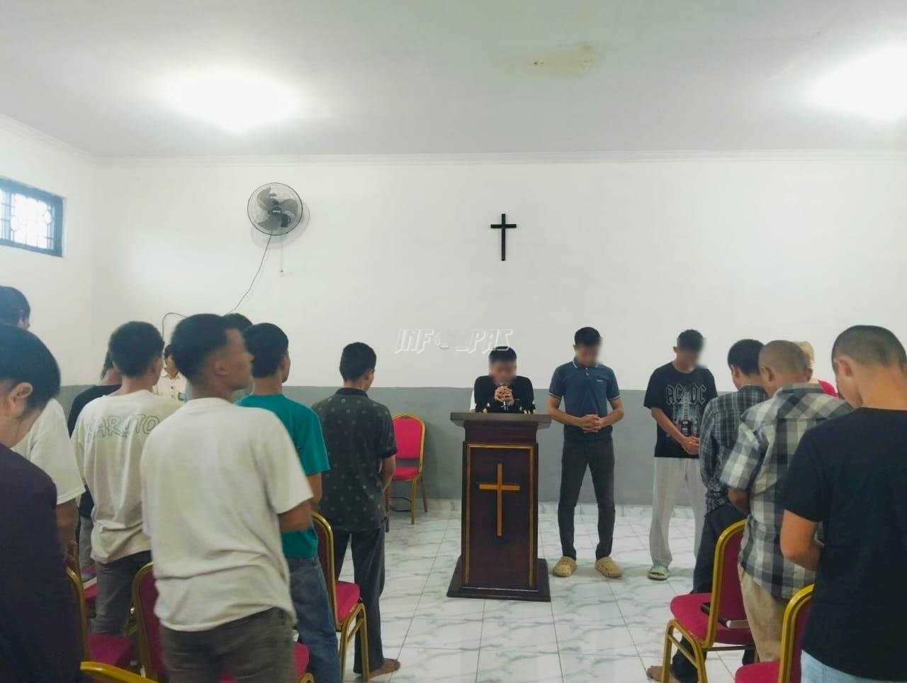 Lewat Ibadah, LPKA Medan Bangun Jiwa Anak Binaan Bersama Komunitas Orientasi Mengasihi