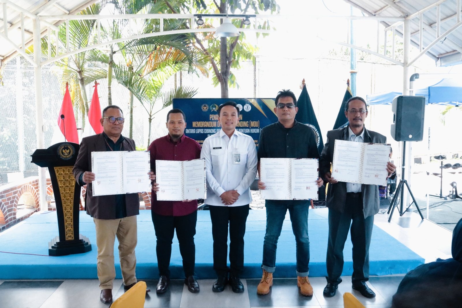 Perluas Akses Keadilan, Lapas Cibinong Teken MoU dengan 4 LBH