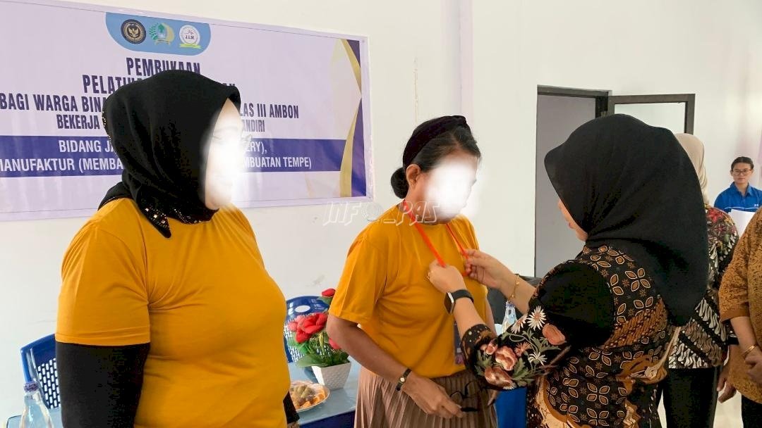 Langkah Pasti Menuju Kemandirian: Empat Pelatihan Kreatif untuk Warga Binaan Lapas Ambon