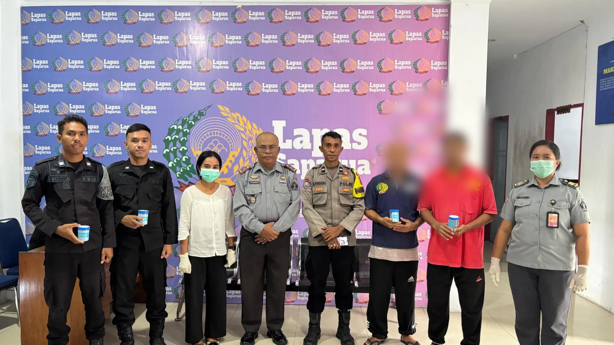 Tes Urine Mendadak di Lapas Saparua, Wujudkan Bebas Narkoba