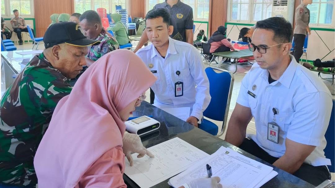 Lapas Tanjung Ikut Donor Darah HUT Kodam VI/Mulawarman