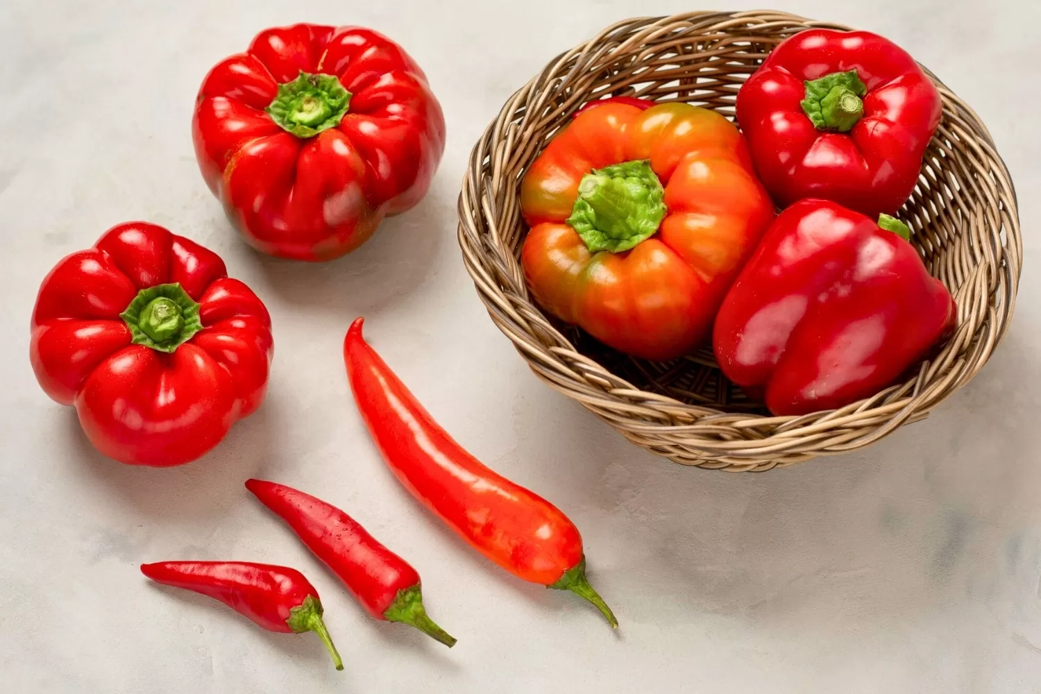 Paprika merah menjadi sayuran andalann untuk memperkuat sistem imun (Ilustrasi Paprika Merah)