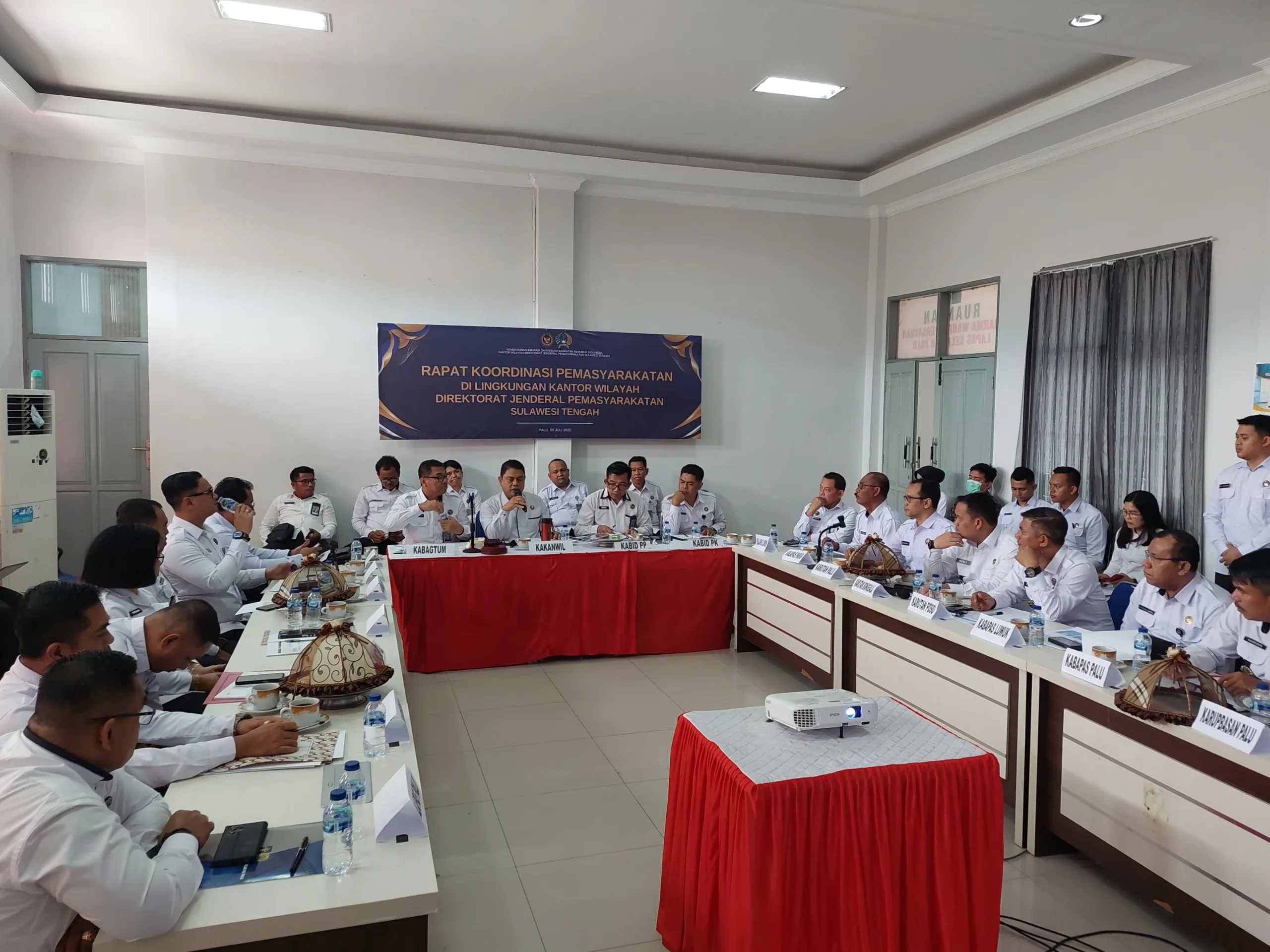 Rapat Koordinasi Ditjenpas sulteng, Fokus Reformasi dan Inovasi