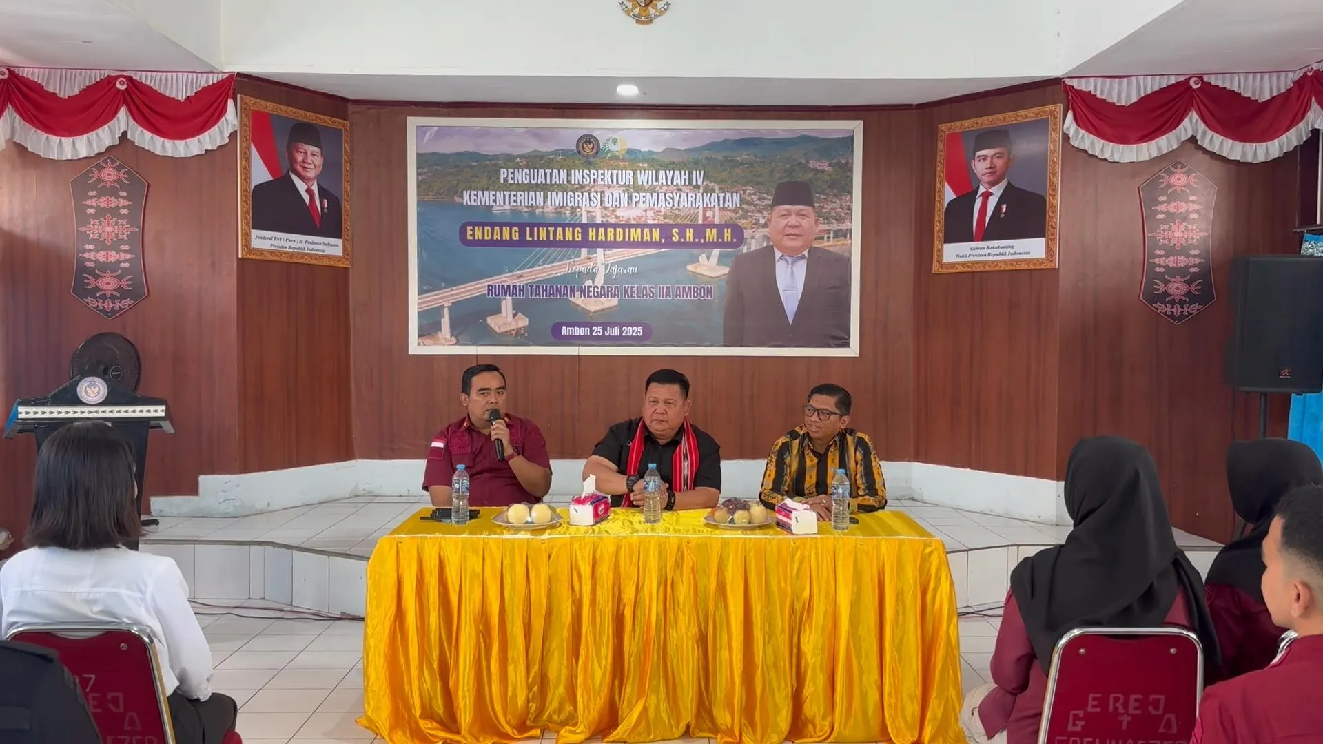 Rutan Ambon Siap WBK, Kakanwil dan Irwil IV Beri Penguatan