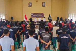 WBP Lapas Pangkalpinang Antusias Ikuti Sosialisasi Pilwakot 2025