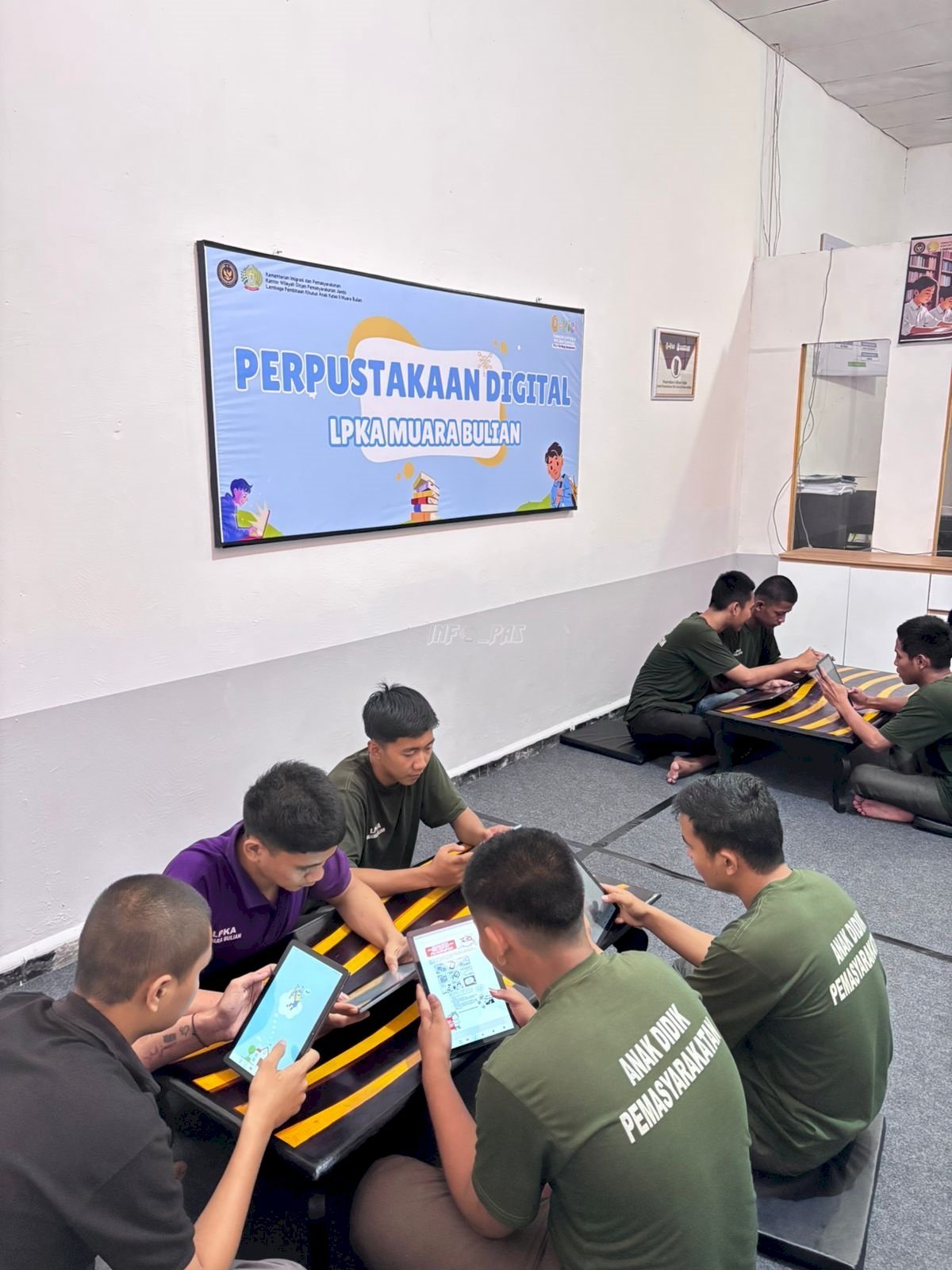 Melalui fasilitas seperti e-Library, kami ingin menciptakan lingkungan pembinaan yang mendukung tumbuh kembang anak secara holistik sesuai semangat keadilan restoratif