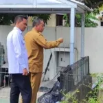 Kalapas Kelas IIB Wonogiri, Siswarno, melakukan kunjungan kerja ke RSUD dr. Soediran Mangun Sumarso Wonogiri.