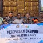 Lapas Kelas IIB Ciamis kembali melaksanakan ekspor perdana produk Coir Net ke Korea Selatan, Jumat (1/8) (Web.Lapas_Ciamis)