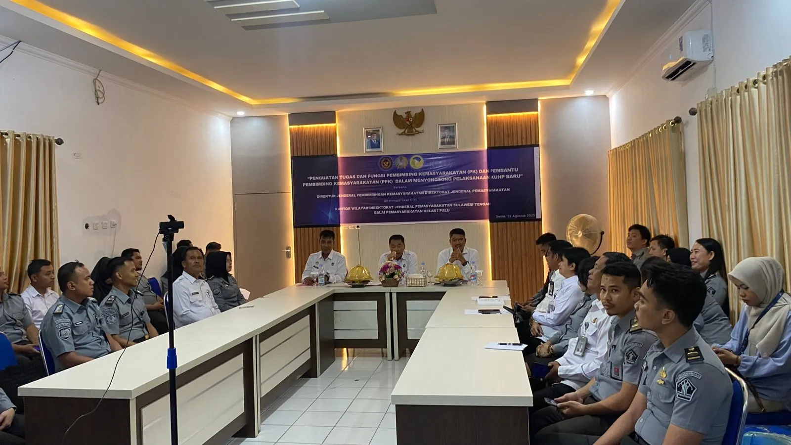 Kanwil Ditjenpas Sulteng Perkuat Peran PK dan PPK Jelang KUHP 2026 (Humas Kanwil Ditjenpas Sulteng)