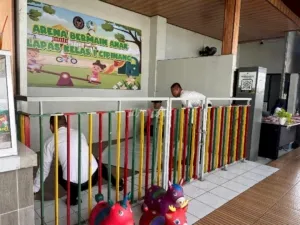 Lapas Cipinang tata ulang area bermain anak demi kenyamanan dan keamanan pengunjung, khususnya anak-anak. (Web; Ditjenpas)