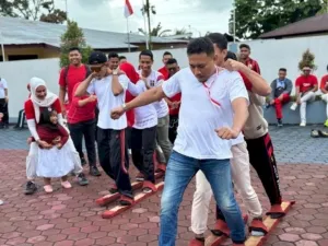 Peringatan HUT ke-80 RI di Kanwil Pemasyarakatan Maluku berlangsung meriah, Bapas Ambon ikut meriahkan Porseni dan raih prestasi membanggakan. (Web. Ditjenpas)
