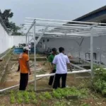 Lapas Metro mulai mempersiapkan lokasi budidaya pertanian hidroponik dengan memanfaatkan area beranggang Lapas. Persiapan tersebut di lakukan pada Senin (25/8/2025). (Humas Lapas Metro)