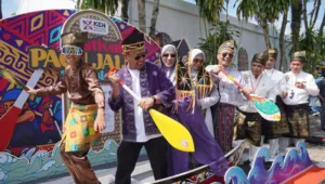 Festival Pacu Jalur 2025 di Kuansing ikut angkat peran Pekanbaru sebagai gerbang utama wisatawan lokal dan mancanegara. (Dok. Istimewa)