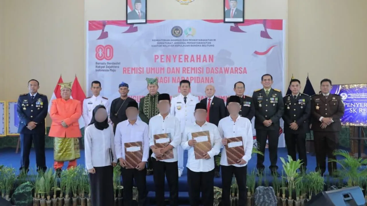 Gubernur Babel Ajak WBP Jadikan Remisi Motivasi Taat Hukum