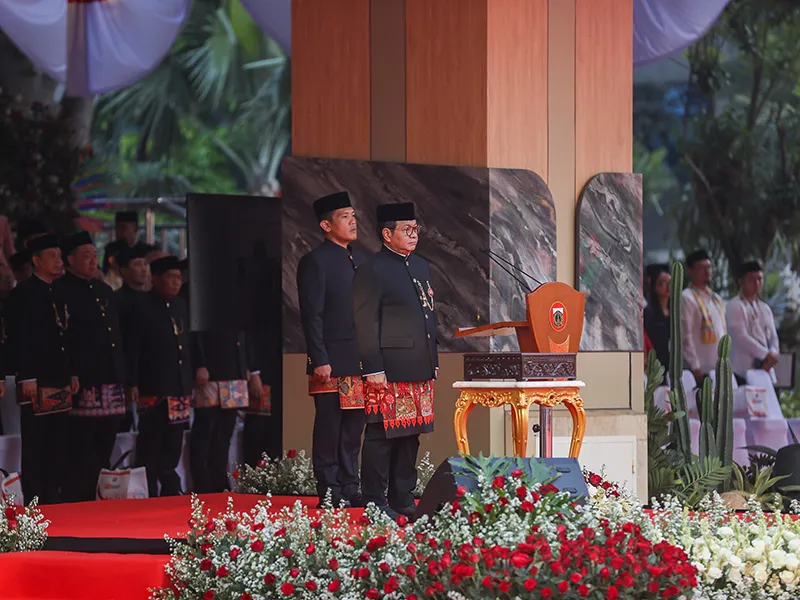 Gubernur DKI Pimpin Upacara HUT ke-80 RI, Tegaskan Persatuan