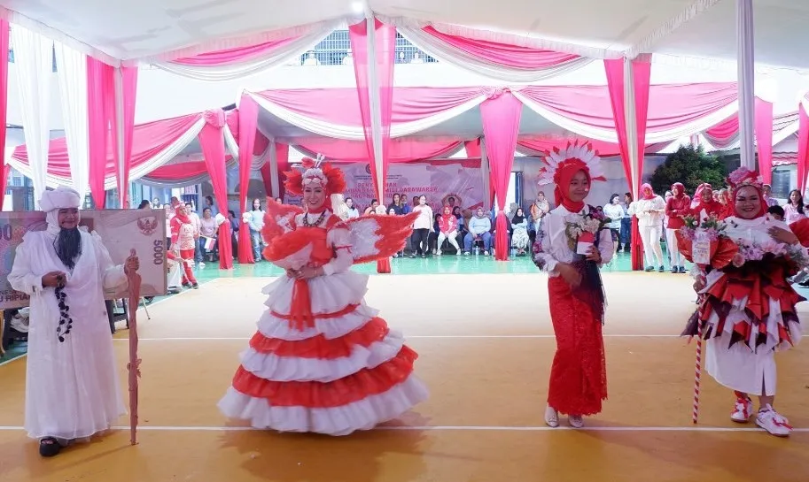 HUT RI: Lomba Fashion Show di Lapas Perempuan Palembang