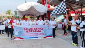 Kanwil Ditjenpas Kalteng gelar Jalan Sehat dan Lomba Tradisional untuk meriahkan HUT ke-80 Kemerdekaan RI. (Dok. Istimewa)