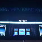 Pertunjukan drone pada acara pembukaan Kebumen Fest 2025. (Dok. Pemkab Kebumen)
