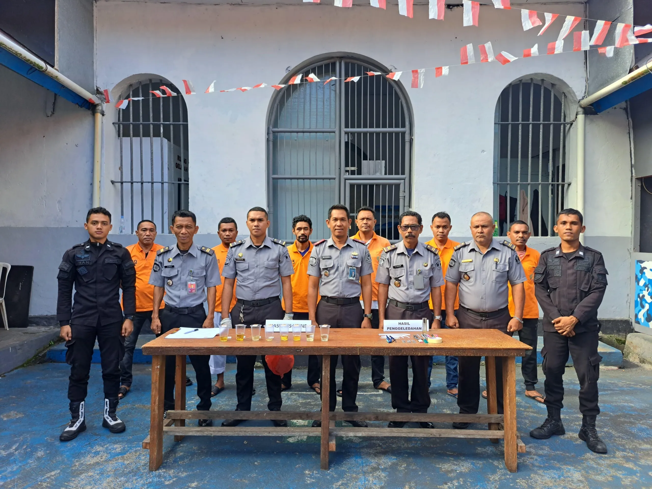 Lapas Bandanaira Gencarkan Razia dan Tes Urine Cegah Narkoba