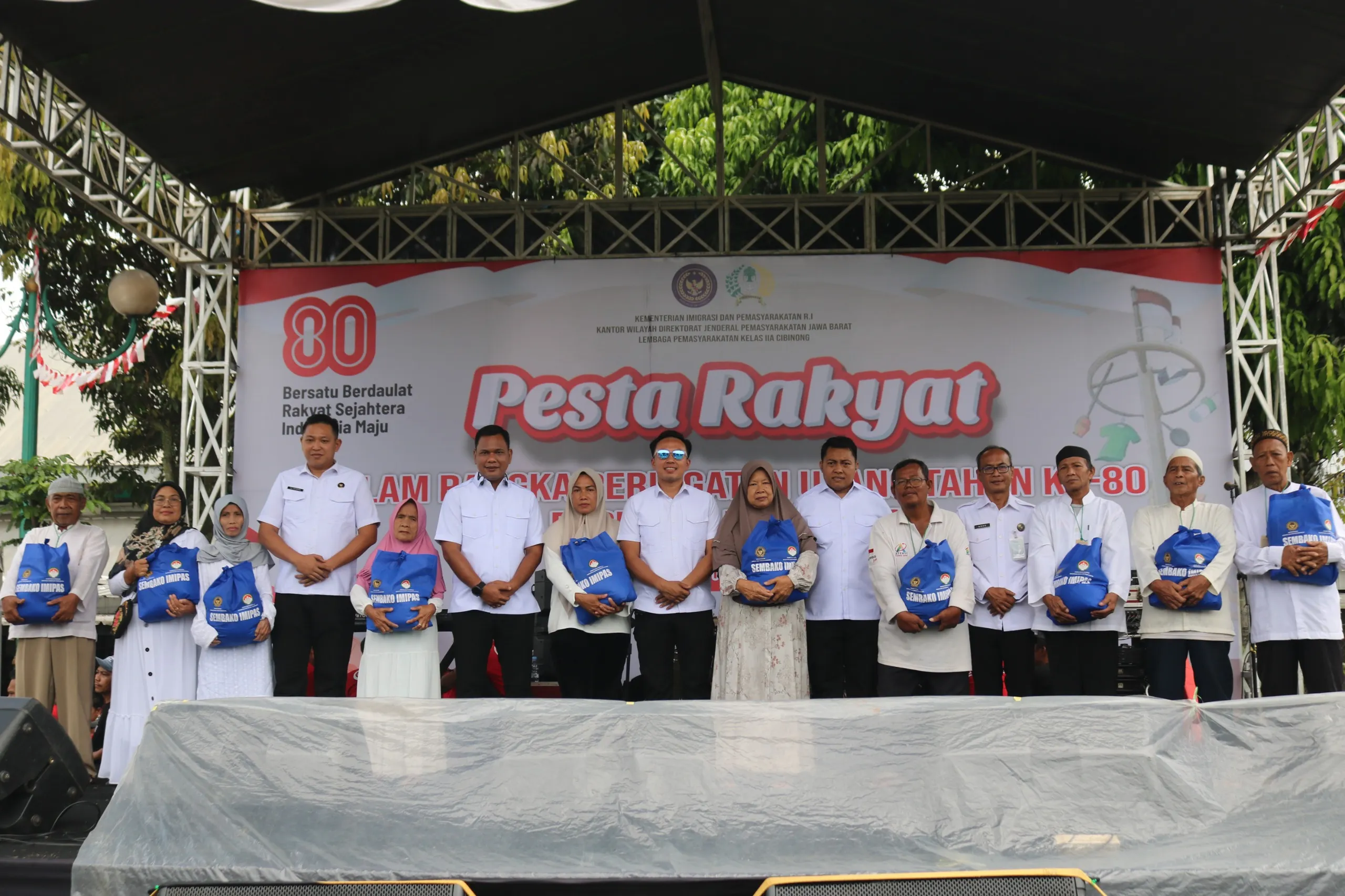 Lapas Cibinong Rayakan HUT RI dengan Pesta Rakyat