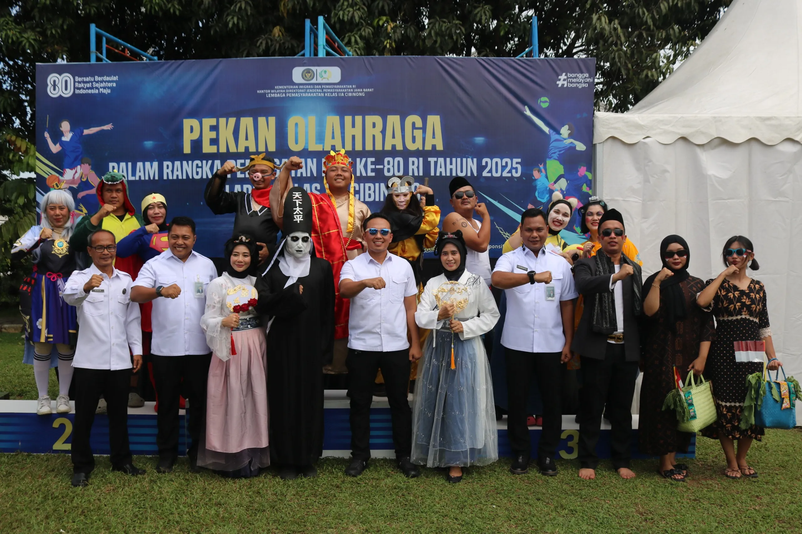 Lapas Cibinong Meriahkan Puncak HUT ke-80 RI dengan Lomba