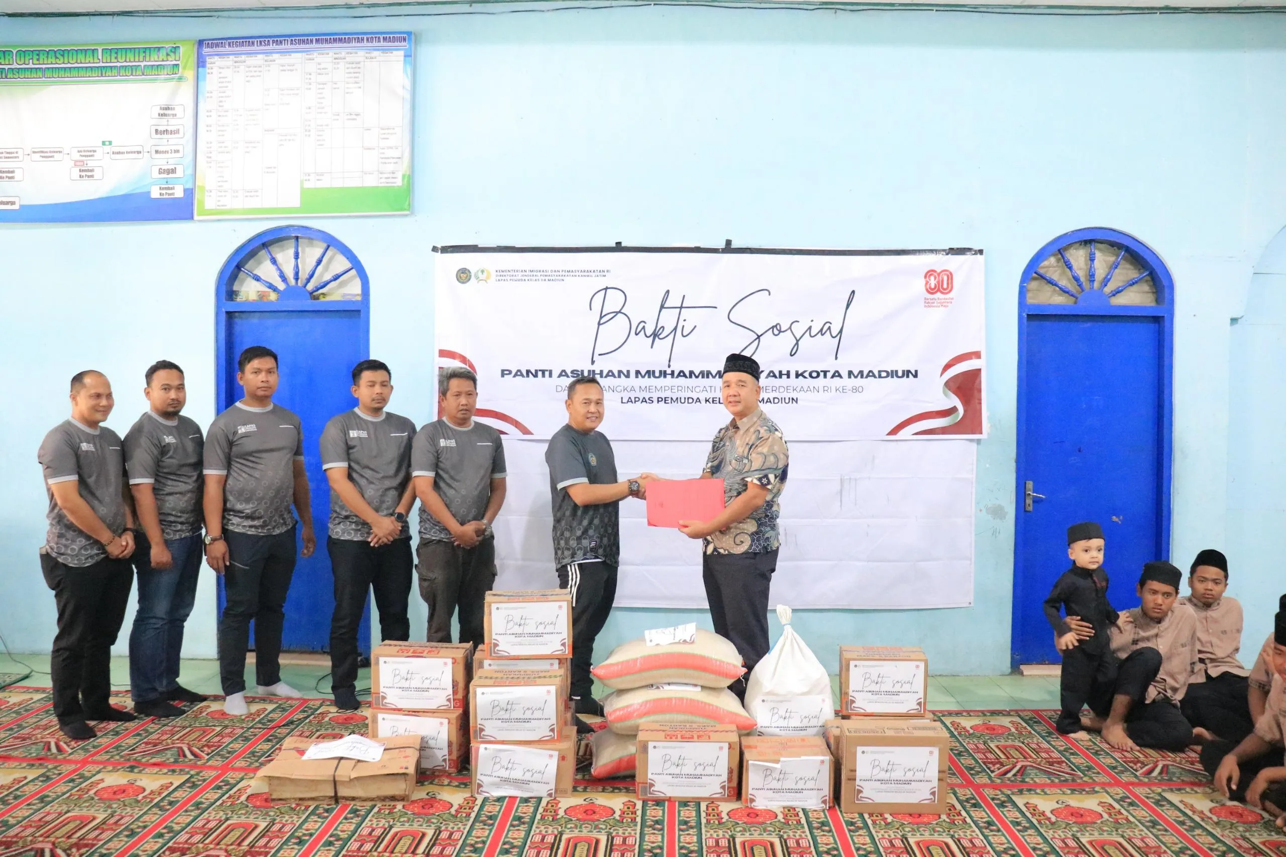 Lapas Pemuda Madiun Salurkan Bansos Ke Panti Asuhan