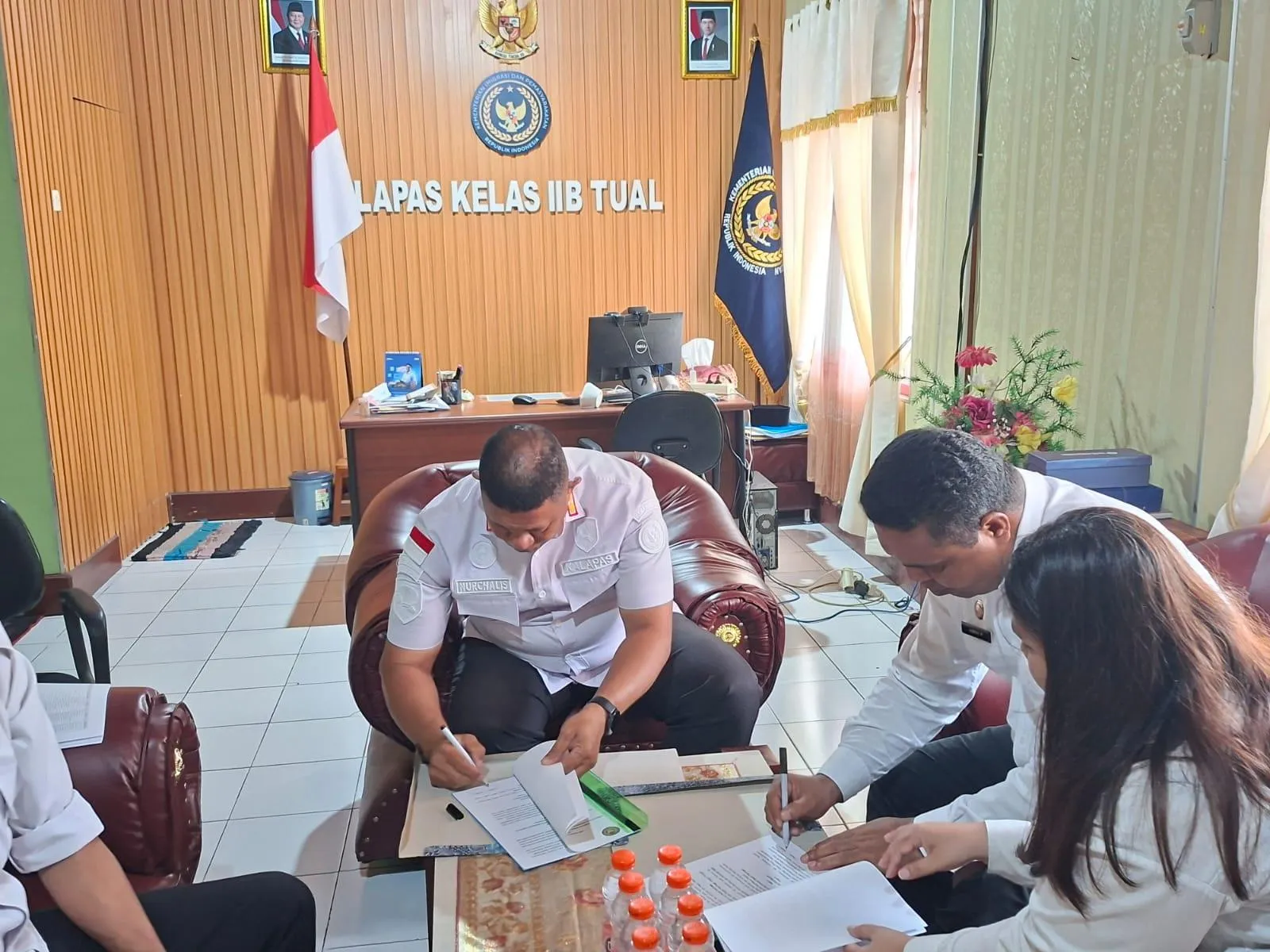 Lapas Tual dan BNNK Tual Sepakati MoU Lapas Bersih Narkoba