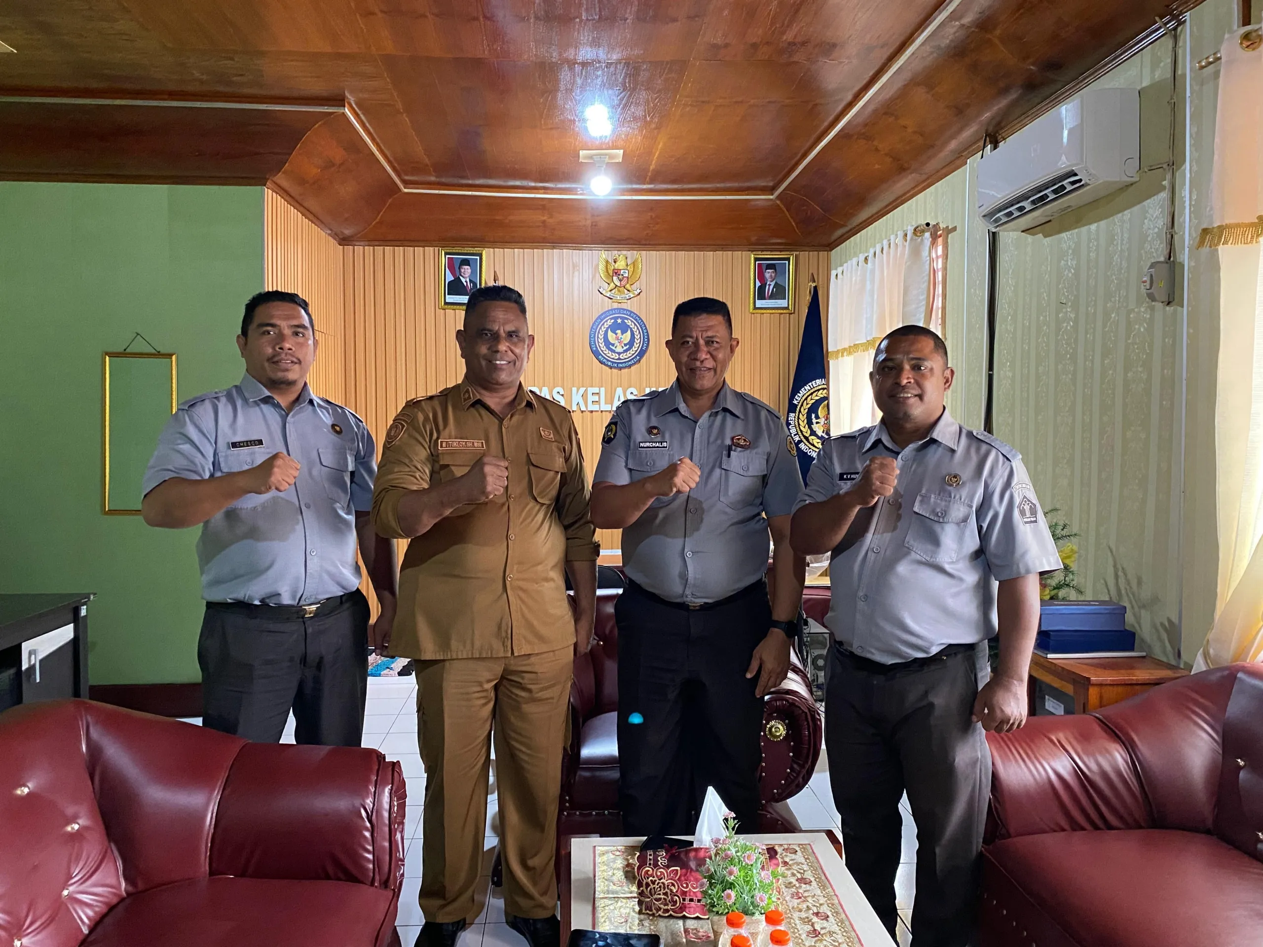 Lapas Tual dan Kesbangpol Malra Bahas Remisi HUT ke-80 RI