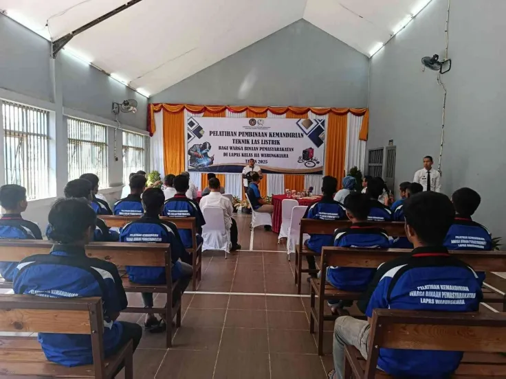 Lapas Warungkiara Adakan Pelatihan Las Listrik Untuk WBP