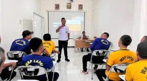 Lapas Kelas IIA Purwokerto laksanakan pengenalan program rehabilitasi narkoba bagi Warga Binaan, Senin (11/8). (Web Ditjenpas)