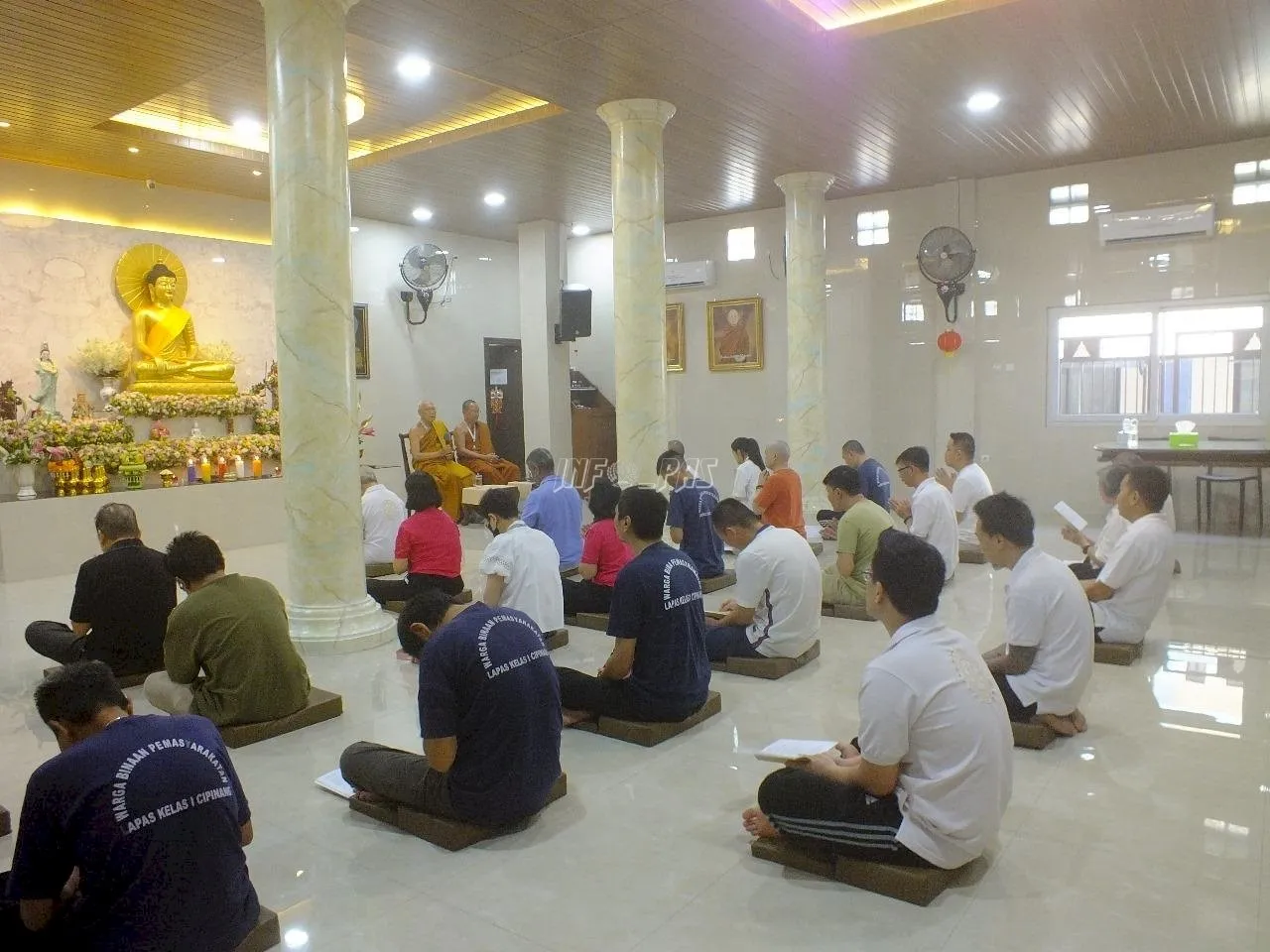 Meditasi ODM Untuk WBP Buddha Lapas Cipinang