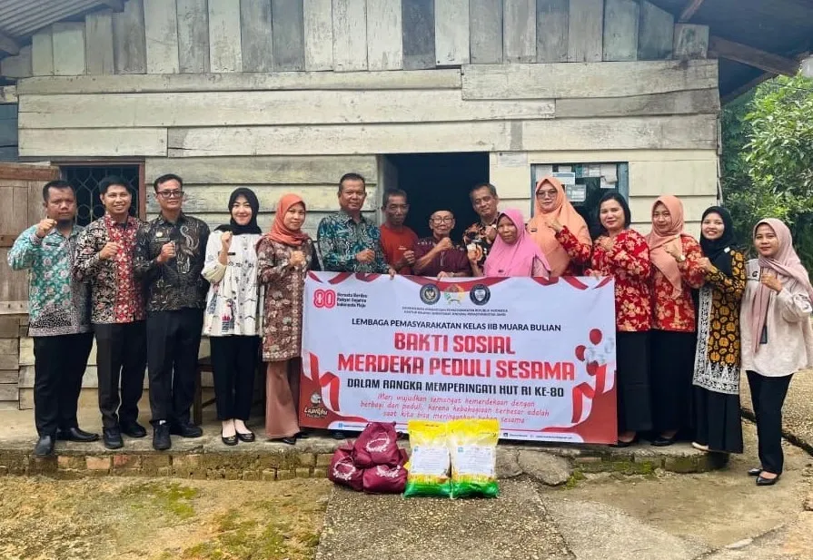 Merdeka Peduli Sesama: Lapas Muara Bulian Gelar Bakti Sosial