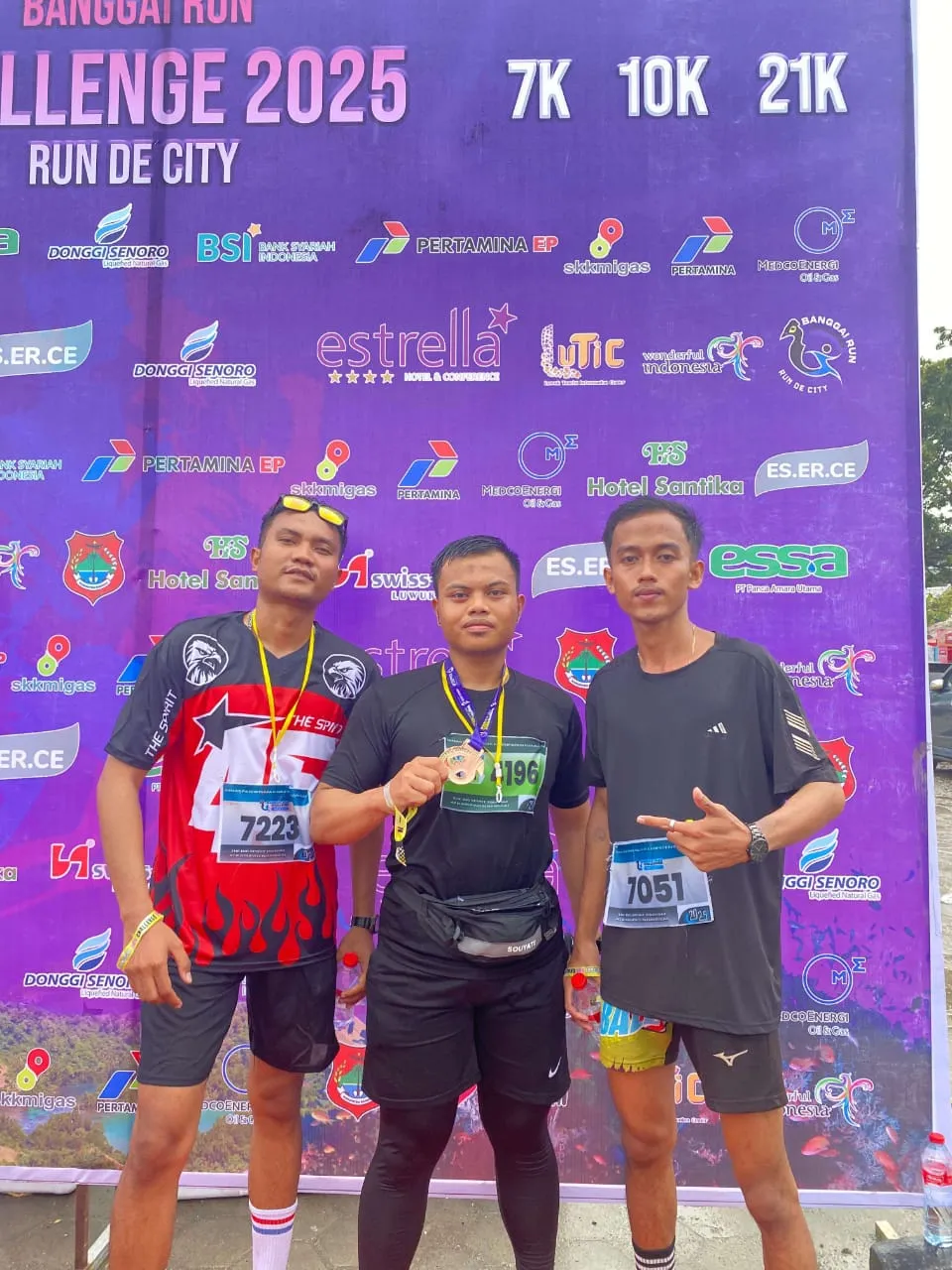 Pegawai Lapas Luwuk Meriahkan Banggai Run Challenge 2025