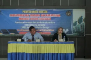Lapas Kelas IIB Muara Bungo melaksanakan penyuluhan hukum bagi para Tahanan, Kamis (28/8). (Web: Ditjenpas)