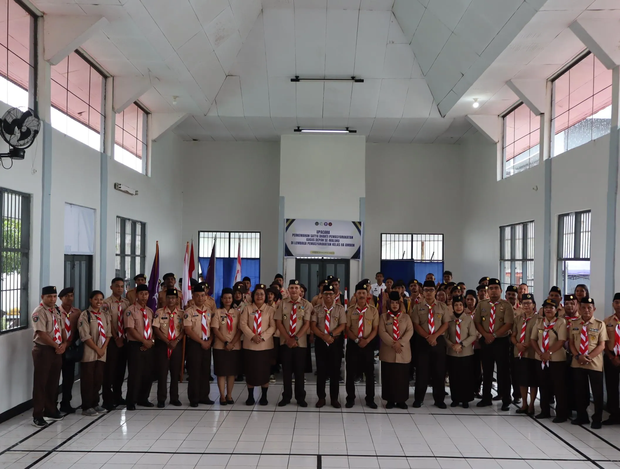 Peringatan Hari Pramuka Lapas Ambon Ikuti Perkemahan