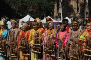 Pesta Rasa HUT ke-80 RI di Brisbane sukses tarik 1.500 pengunjung, digelar PPIA Queensland di King George Square. (Dok. Istimewa)
