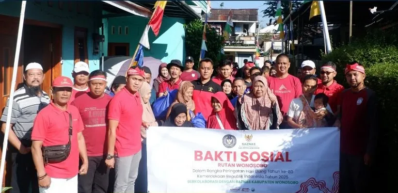Rutan Wonosobo Salurkan Bantuan Sembako di HUT ke-80 RI