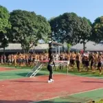 Senam Pagi Rutin di Lapas Cibinong Bangun Kesehatan WBP