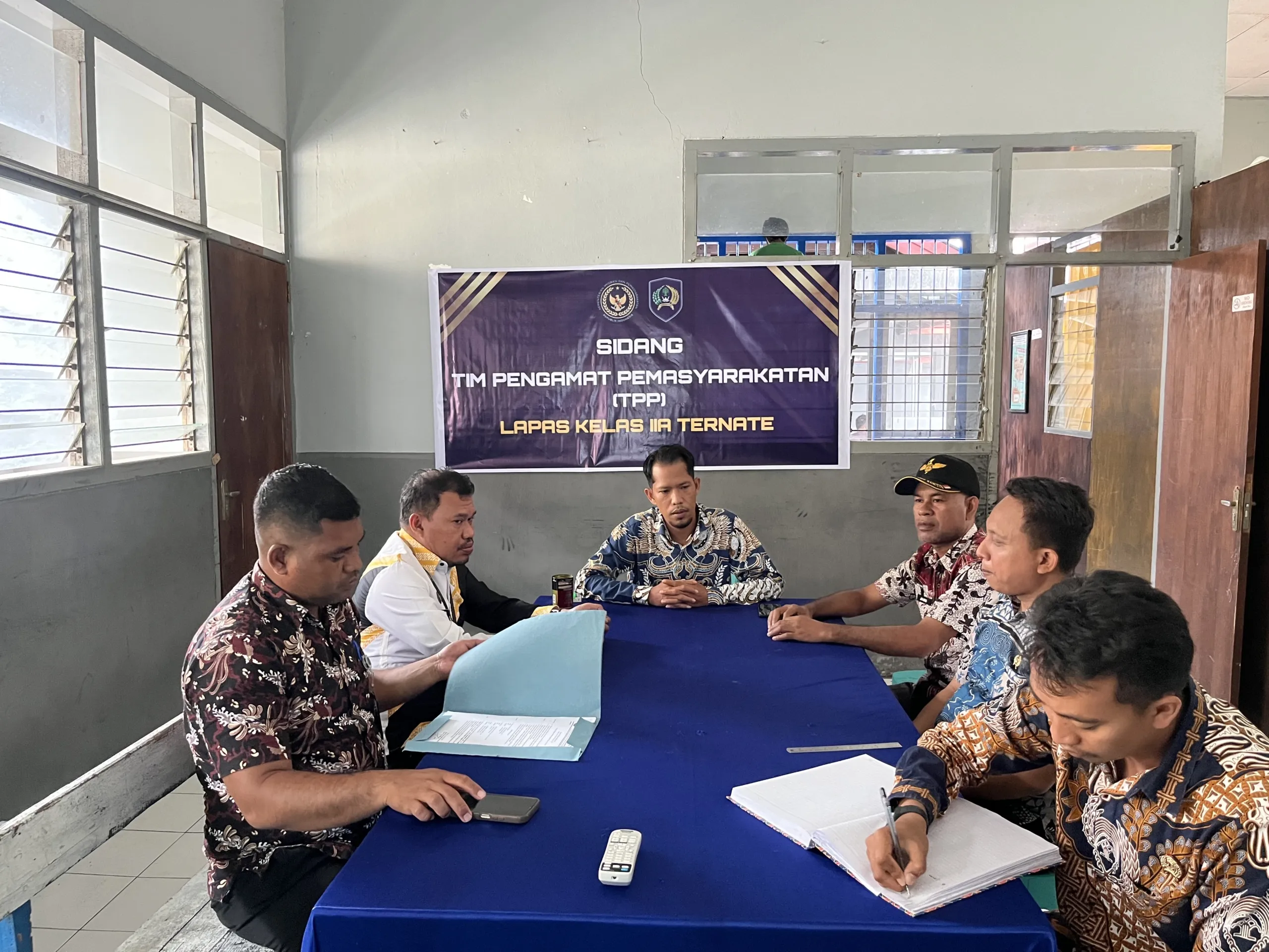 Pelaksanaan Sidang TPP Lapas Ternate: Penjatuhan Disiplin