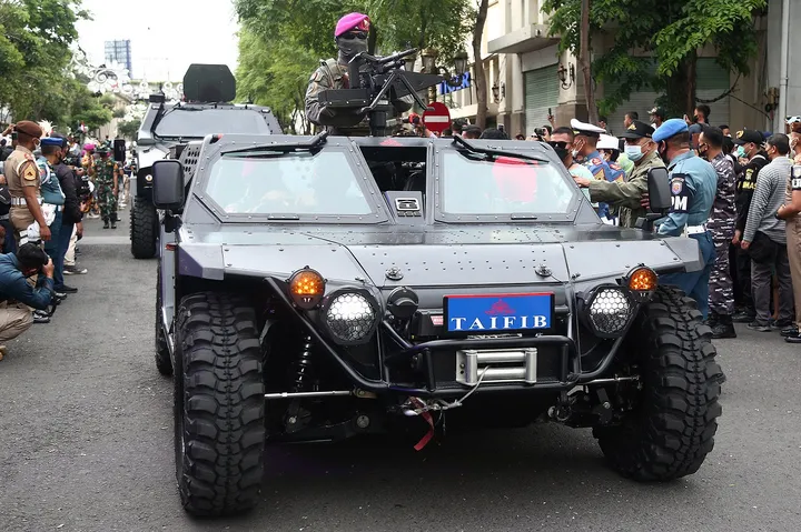 Ilustrasi. Parade alutsista dalam Independence Day Military Expo 2025 di Sleman City Hall. (Dok.Istimewa)