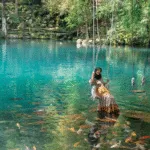Telaga Biru Cicerem di Kuningan, terletak di kaki Gunung Ciremai. (Dok: Istimewa)