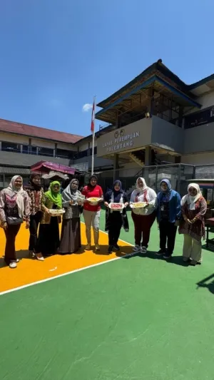 Lapas Palembang Gandeng Pempek Inge 88, Latih Warga Binaan